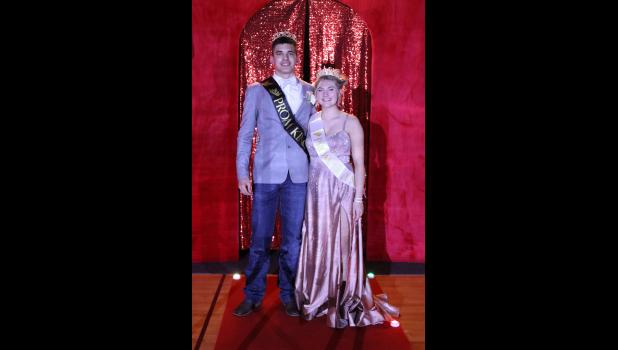 2025 Prom King & Queen ... King Tyler Martin and Queen Emma Spring. Photo courtesy Alison Grueb