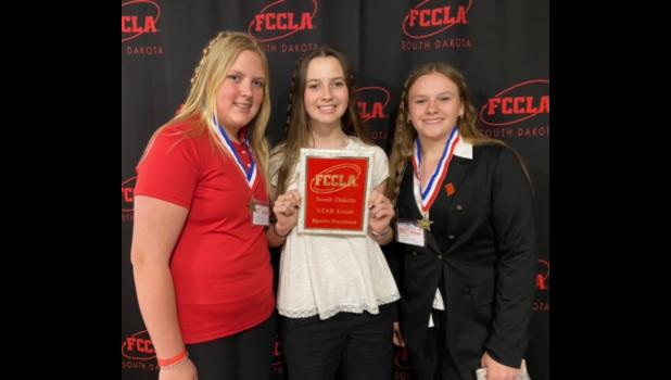 Zoey Kopren, Julia Carmichael, Paisley Seim.