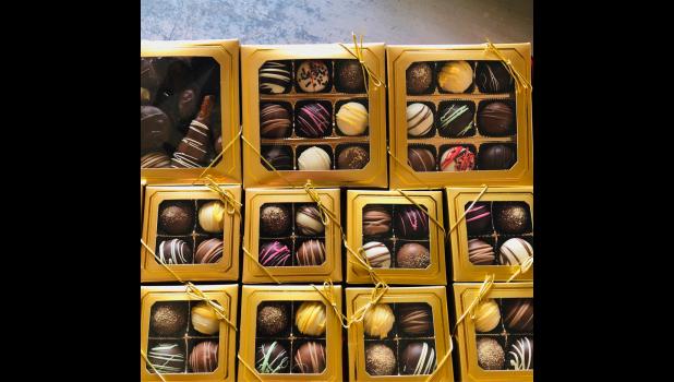 Mostly Chocolates truffles at ginnys are sure to satisfy her sweet tooth. Courtesy photo