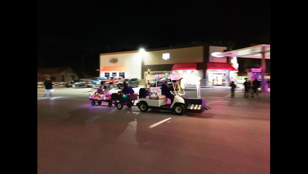 The Polar Express even made an appearance at Philip’s Glo N Go parade. Chelsea Tobin