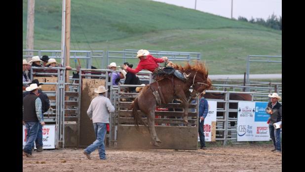 Darcy Radel scored a 76 and tied for second place in the first round of the Philip Match Bronc Ride, Saturday evening, June 10th. Radel scored a 79 in the final round of the evening for a tie for third place.