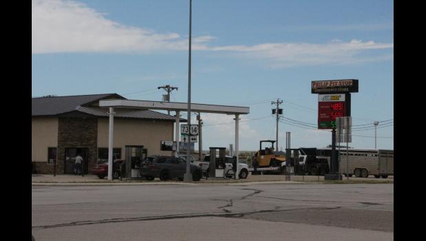 The Philip Pit Stop owned by Tim and Mary Eisenbraun had a generator operating early Sunday morning to offer gas, fuel and convenience store items. It was a blessing and a busy place throughout the three day storm.