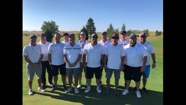 Philip Team (L - R): Colt Terkildsen, Ron Coyle, Brit Miller, Dana Kerns, Travis Terkildsen, Colt Fitzgerald, Elliot McQuirk, Luke Weber, Duke Miller, Dillon Kjerstad, Brad Haynes and DJ Rush Courtesy Photo