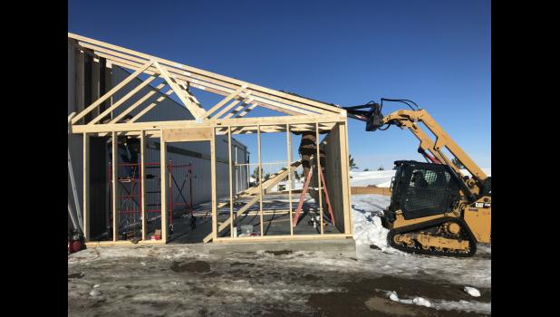Constructing the addition.