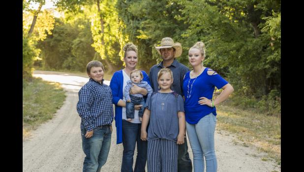 Pictured is Amanda Frink, Haakon County Director of Equalization and her family. (l to r): Ryden, Amanda, Hazen, Hope, Travis, Faith Photos courtesy of Amanda Frink