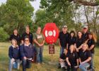 Faith Ambulance Service ... pictured with Top Hand 4-H Advisor Kim Bachman at Durkee Lake. Back row: Tracie Henderson, Kristi Medrud, 4-H Advisor Kim Bachman, Mayor Glen Haines, Lila Fisher, Holly Spencer, Robert Fisher, and Jana Johnson. Front row: Lenae Hulm, Brittany Brooks, Carmen Fees, Katrina Collins, and Ambulance Director Kris Escott. Photo Courtesy Kris Escott