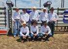 Short Go Qualifiers ... Back row: Kaydence Kennedy - Barrels, Quirt Wondercheck - Bareback, Tace Berglund - Tie Down, Cooper Schuelke - Saddle Bronc and Zane Day - Bull Riding. Front row: Dylan Long - Reigned Cow Horse, Raynee Jones - Goat Tying and Roy Antrim - Bareback. Courtesy Photo