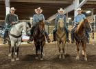 South Dakota State Fair Ranch Rodeo winners (l to r): Jesse Hostutler, Colton McDaniel, Cass Finn, Cole Finn Courtesy Photo