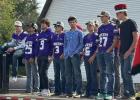 The Cardinal Football players Braydon Grimes, Eugenio Martinez, Rylee Veal, Josh Cook, Kaden Green, Coby Arthur, Colt Kopren, Rio Sexton. Photo courtesy of Cindy Kopren.