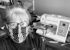 Courtesy photo Deb Smith volunteered her time as well to make masks. This one is very patriotic.