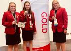 Paisley Seim, Julia Carmichael and Zoey Kopren at FCCLA National Leadership Conference.
