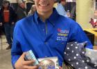Jackson Spencer with winning buckle. Courtesy Photo