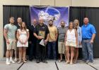 Jerry Rhodes amongst the many family members able to attend the induction ceremony to the SDHSCA Hall of Fame. Courtesy Photo