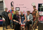 The cast of “Steel Magnolias” (l to r): Marcy Ramsey, Carmen Fees, Deb Smith, Abbi McDaniel, Missy Koester and Laura O’Connor. Courtesy Photo