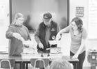 Soil Health Specialist ... Jim Clendenin visited with the Faith Ag classes recently. Jim brought several visual aids and demonstration materials to help the classes understand the importance of soil health and the perils of not doing so. Photo courtesy Elke King