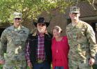 Callen Clavel, David and Angel (mom) Kennedy, Tyler Clavel pictured following the brothers deployment ceremony held in Rapid City. Photo courtesy Charmaine Lightfield