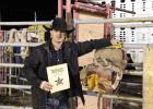 The 2023 Philip Matched Bronc Ride Champion Damian Brennen and Winner of the Jerry Willuweit Memorial Award.