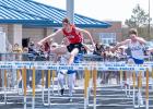 Jarett Schuchard placed 1st in the 110m Hurdles-39”(17.88) and 3rd in the 300m Hurdles-36” (48.76). Photos courtesy of Mamma’s Law Photography