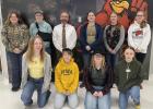 Back row: Melany Lemer, Whitney Thompson, Mr Norton, Jada Peck, Sierra Hendrickson, Channing Reiff. Front row: Lila Besler, Preia Chandler, Kimber Hulm, Cora Besler.