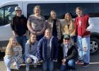 (Back Row) Caden Fisher, Olivia Seidel, Jayda Seim, Allison Kahler, Abby Thompson (Front Row) Maddie Hulm, Julia Carmichael, Lakyn Hulm, Kimber Hulm