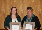 Bailey Coates, at left, and Zona Vig were named South Dakota Young Gun of Ag and South Dakota Women in Ag for 2017 respectively by the South Dakota Women in Ag organization.