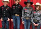 Tace Berglund, Colby Olson, Rylee Price, and Tandee Nelson. Photo courtesy Mindy Berglund