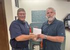 Scott Olivier (left) with Jerry Kroetch (right). Courtesy Photo
