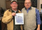During the three week Holiday Gifting Spree sponsored by the Philip Chamber of Commerce and local businesses, three businesses were picked each week and a customer in that business was given Mystery Cash for “Shopping in Philip.” Rick Thorson was a lucky winner of Gifting Spree Cash as he was caught doing business at Don Haynes’ Modern Woodman Insurance office this past week. Courtesy Photo